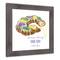 Nothing King Cake Can't Fix Western Gray Framed Print